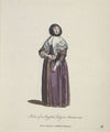 Habit of an English lady in autumn, 1641. Dame Angloise en habit d’automne. (1757-1772)