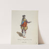 Habit of an Italian gentleman in 1626. Gentilhomme d’Italie. (1757-1772) by Charles Grignion