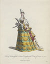 Habit of madamoiselle de Chartres, daughter to the Duke of Orleans in 1700. Mademoiselle de Chartres. (1757-1772)