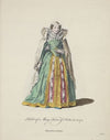 Habit of Mary Queen of Scots in 1570. Marie reine d’Ecosse. (1757-1772)