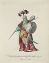 Habit of the commander in chief of the Spahis, in 1749. Chef des Spahis. (1757-1772)