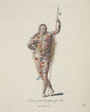 Habit of the daughter of a Pict. Jeune fille Picte. (1757-1772)