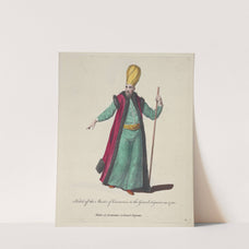 Habit of the master of ceremonies to the grand seignor in 1700. Maitre de ceremonies du grand seigneur. (1757-1772) by Charles Grignion