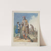 Habit of the Patagonians in 1764. Patagons. (1757-1772) by Charles Grignion