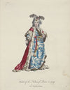 Habit of the sultaness queen in 1749. La sultane reine. (1757-1772)