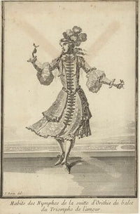 Habits des nymphes de la suitte d’Orithie du balet du Triomphe de l’amour (1681)