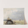 Hafen in Ostende by Hermann Ottomar Herzog