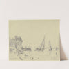 Hafen in Veere auf Walcheren by Friedrich Ernst Morgenstern