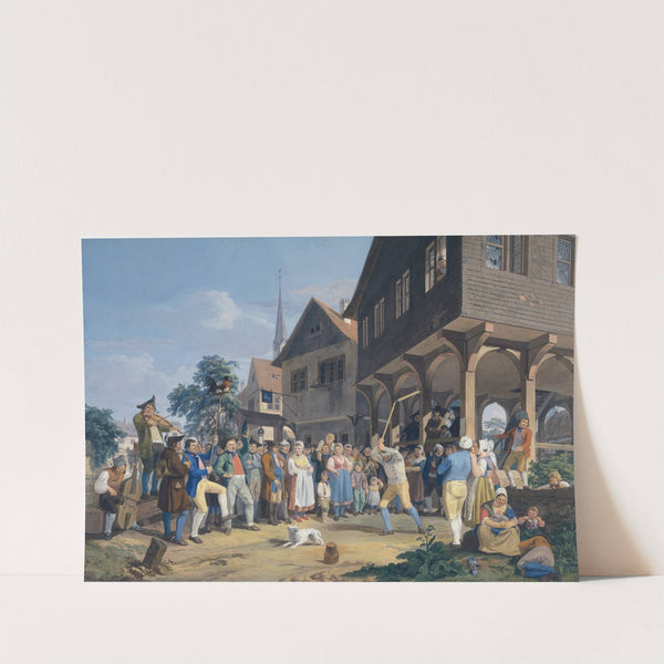 Hahnenschlag in der Umgebung von Frankfurt am Main by Anton Radl