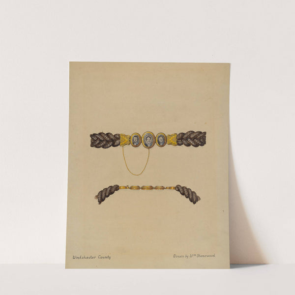 Hair Brooch and Bracelet by William P. Shearwood