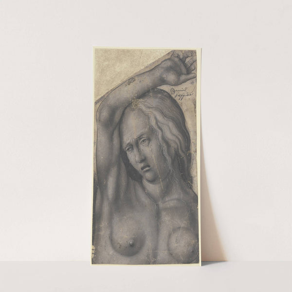Halbfigur einer Verzweifelten by Daniel Hopfer