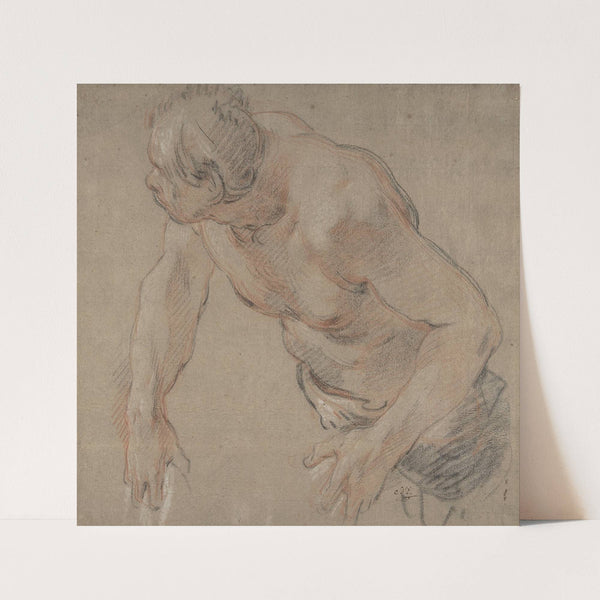 Half Figure of a Man, Nude to the Waist by Jean-Baptiste Deshays