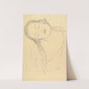 Half-figure of a Young Woman by Gustav Klimt