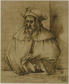 Half-Length Sketch of a Gentleman Wearing Hat and Cape