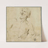 Half-length Sketch of Bearded Man (1540-60) by After Battista Franco