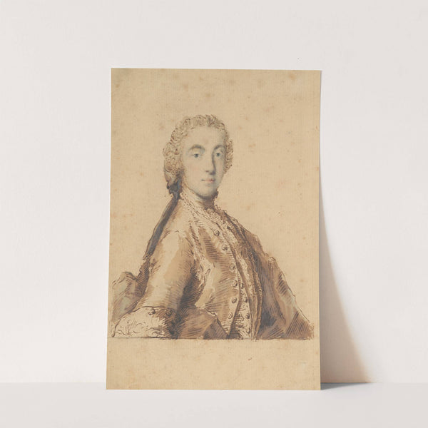 Half-Length Study for a Portrait of a Young Man by Pietro Antonio Novelli