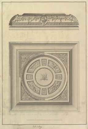 Hall Ceiling, Houghton Hall, Norfolk