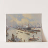 Hamburger Hafen mit der &#039;Cap Polonio&#039; und der Kehrwiederspitze by Willy Stöwer