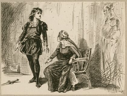 Hamlet, act III scene 4 (1899)