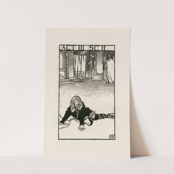 Hamlet; Act III Scene II (1900) by Byam Shaw