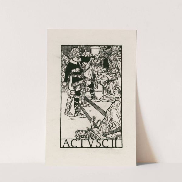 Hamlet; Act V Scene II (1900) by Byam Shaw