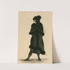Hamlet, act V, scene IV [person in black plumed hat and fur-trimmed coat] by A. Folwell