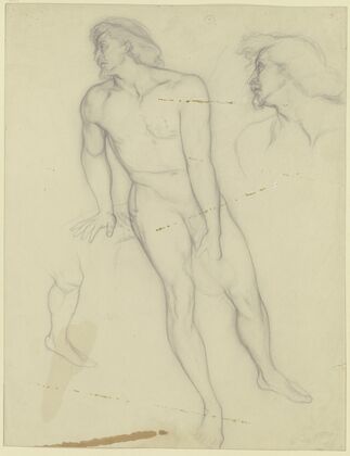 Hamlet als Akt, aus ‘Hamlet und Horatio auf dem Kirchhof’