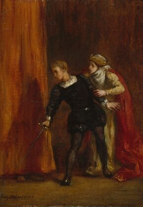 Hamlet and His Mother (1849)