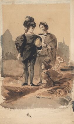 Hamlet and Horatio in the Graveyard (1827–28)