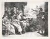 Hamlet has actors play the scene of his father’s poisoning (Act III, scene ii) (1864)