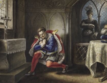 Hamlet, III, 3; Now might I do it pat, now he is praying (1829)