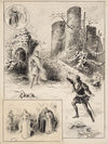 Hamlet, The Haymarket Theatre, January 30, 1892, Herbert Beerbohm Tree as Hamlet, Mr. Fernandez as the Ghost (1892)