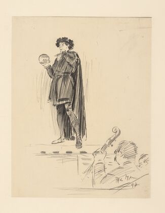 Hamlet with the skull of Yorick (1894) — size preview