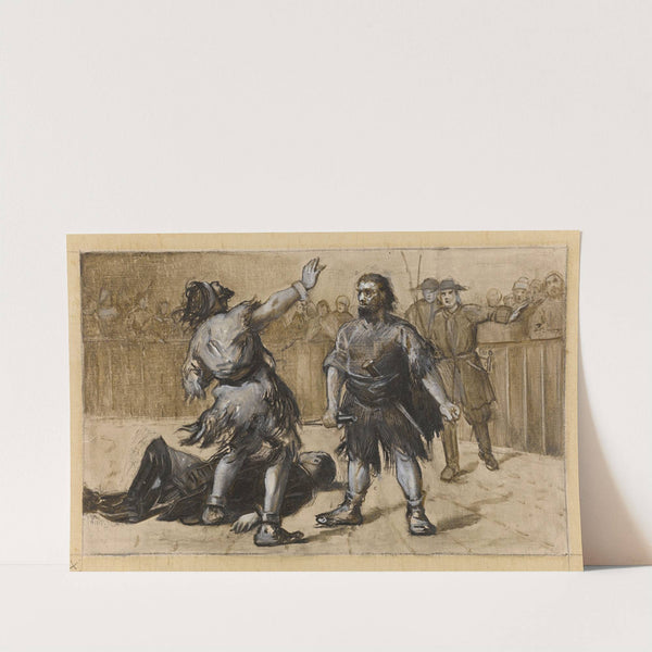 Han d&#039;Islande devant le tribunal by Albert Guillaume Démarest