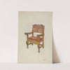 Hand-carved Armchair (c. 1937) by Gerald Transpota