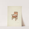 Hand-Carved Armchair by Cornelius Christoffels