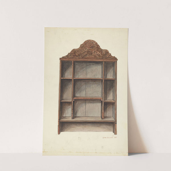 Hand Carved Cabinet by Ethel Dougan