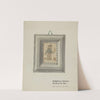 Hand Drawn Santo Nino de Atocha -Hand Made Tin Frame by Majel G. Claflin