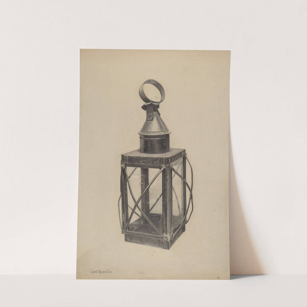 Hand Lantern by Lazar Rubinstein