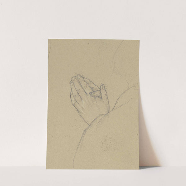 Hände einer betenden Person by Jakob Becker