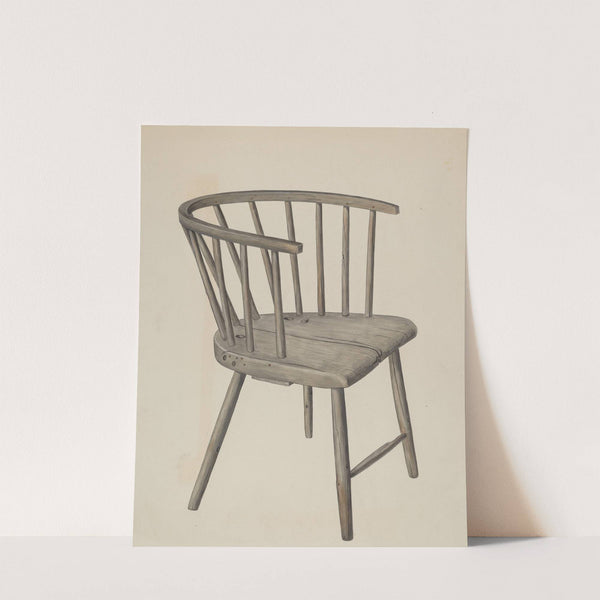 Handmade Arm Chair (c. 1937) by Wilbur M Rice