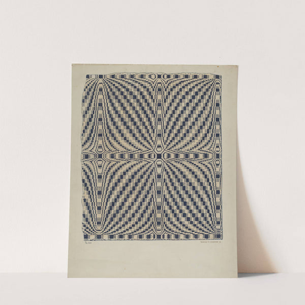 Handwoven Coverlet by Howard H. Sherman