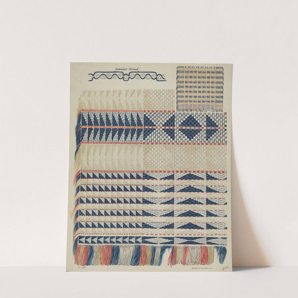 Handwoven Coverlet by Howard H. Sherman