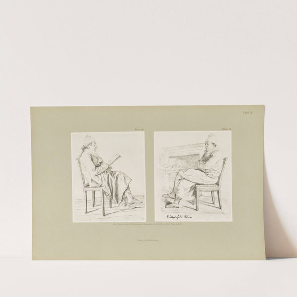 Handzeichnungen von Gottfried Schadow Pl.10 (1886) by Johann Gottfried Schadow