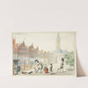 Hanengevecht in de Sassenstraat in Zwolle by Gesina ter Borch