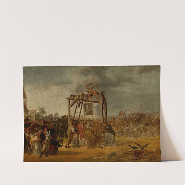 Hanging the traitors (c. 1794) by Jean Pierre Norblin