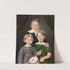 Hans and Bolette Puggaards three children (1827) by Christian Albrecht Jensen