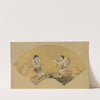 Hanshan and Shide (Kanzan and Jittoku) (mid-1500s) by Shikibu Terutada