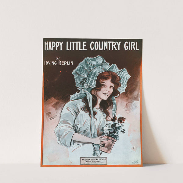 Happy little country girl (1913) by Edward H. Pfeiffer