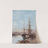 Harbor Scene by Eugène Galien-Laloue